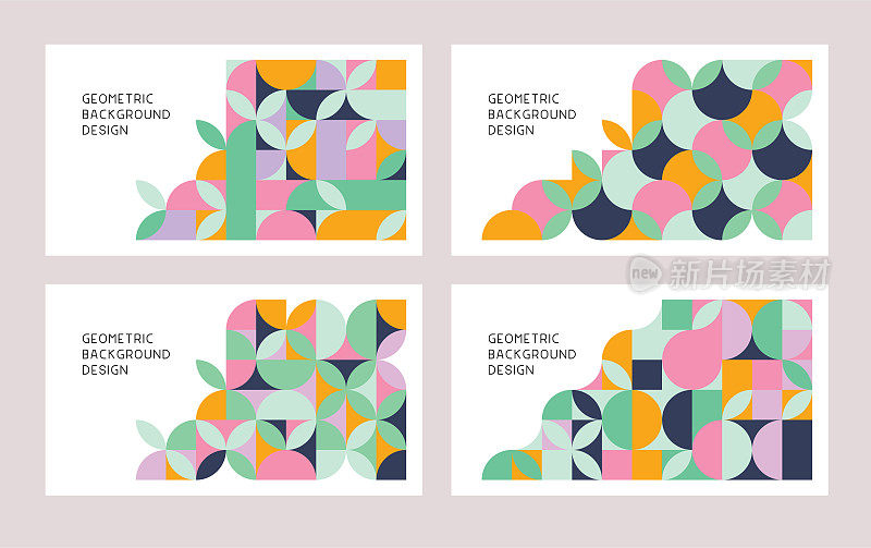 Geometric background collection